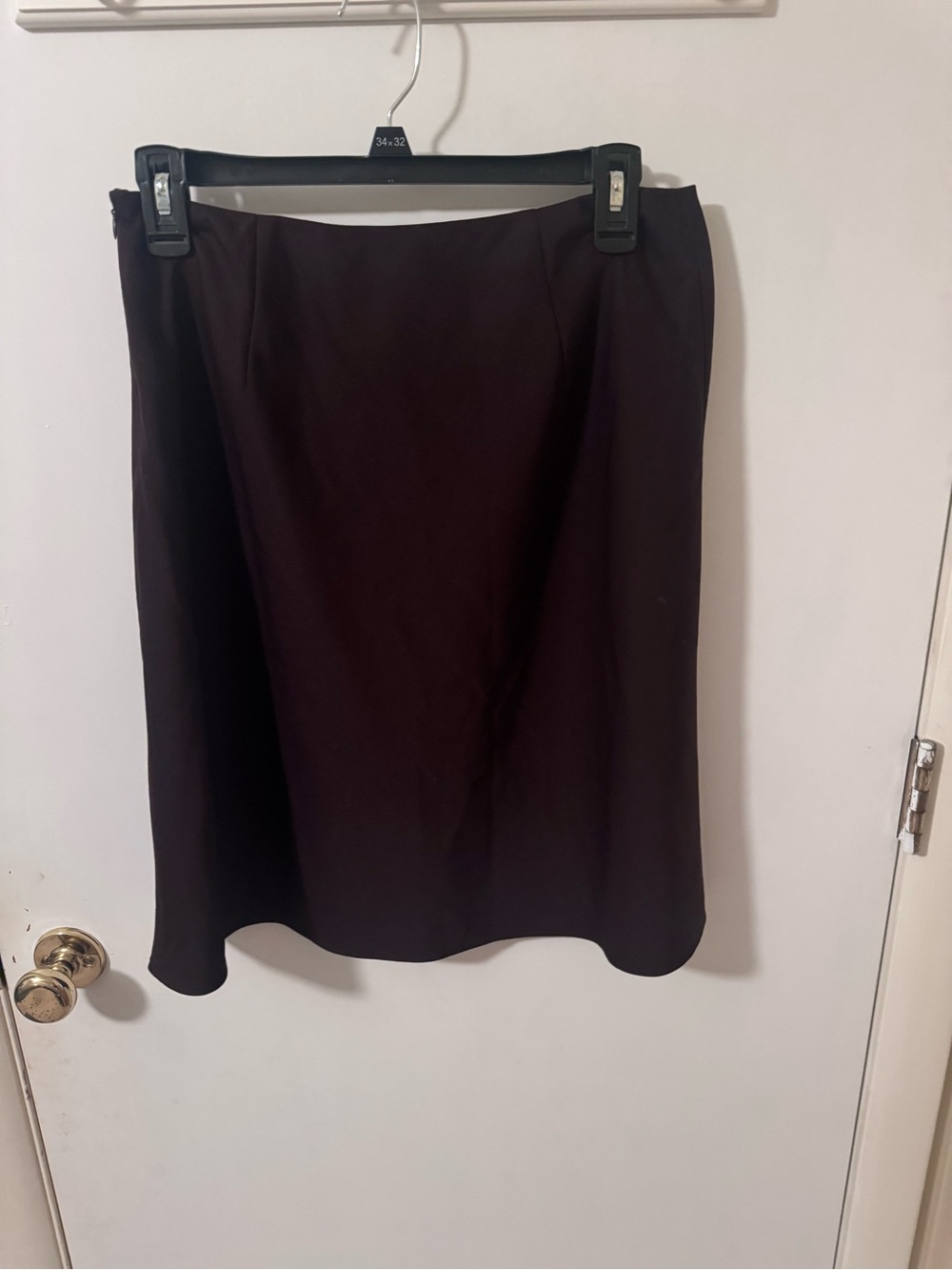 Jones New York Dark Brown A-Line Skirt
